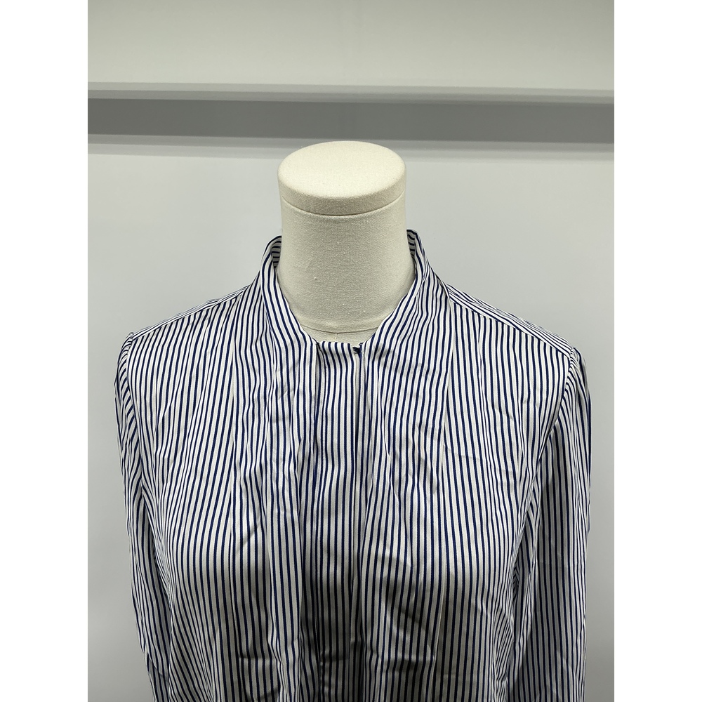 Washable Stretch Silk Tie Neck Blouse - Picture 3 of 3
